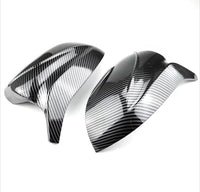 Carbon-Außenspiegelkappen BMW X4 F26 - Vorderansicht 2 - Becquet Voiture