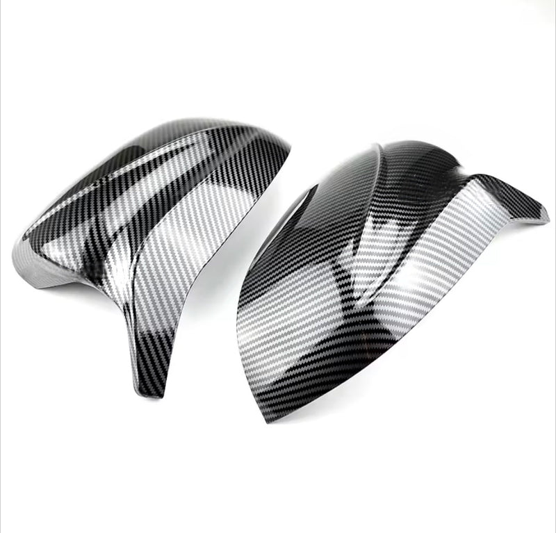 Carbon-Außenspiegelkappen BMW X4 F26 - Vorderansicht 2 - Becquet Voiture