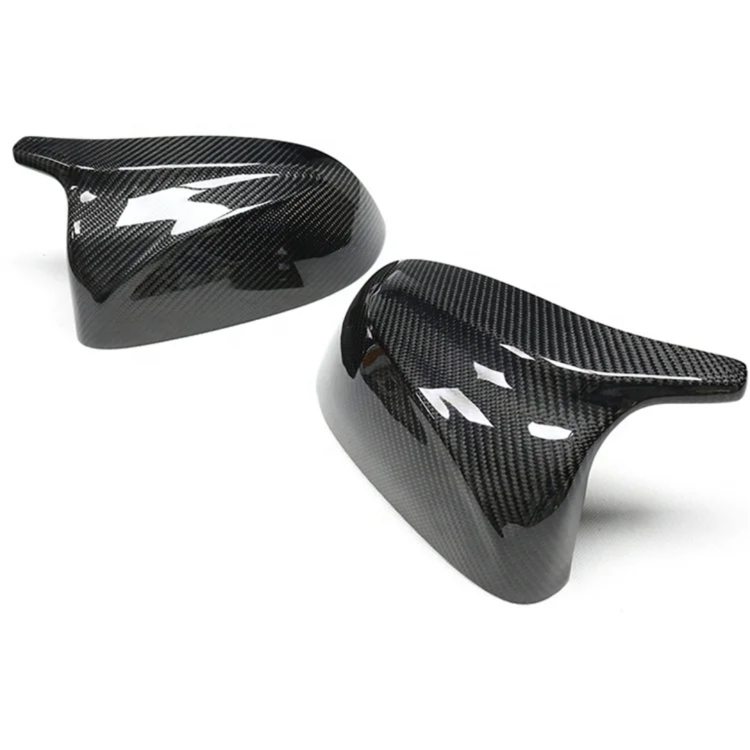 Coques rétroviseurs carbone BMW X4 G02 - vue de face - Becquet Voiture
