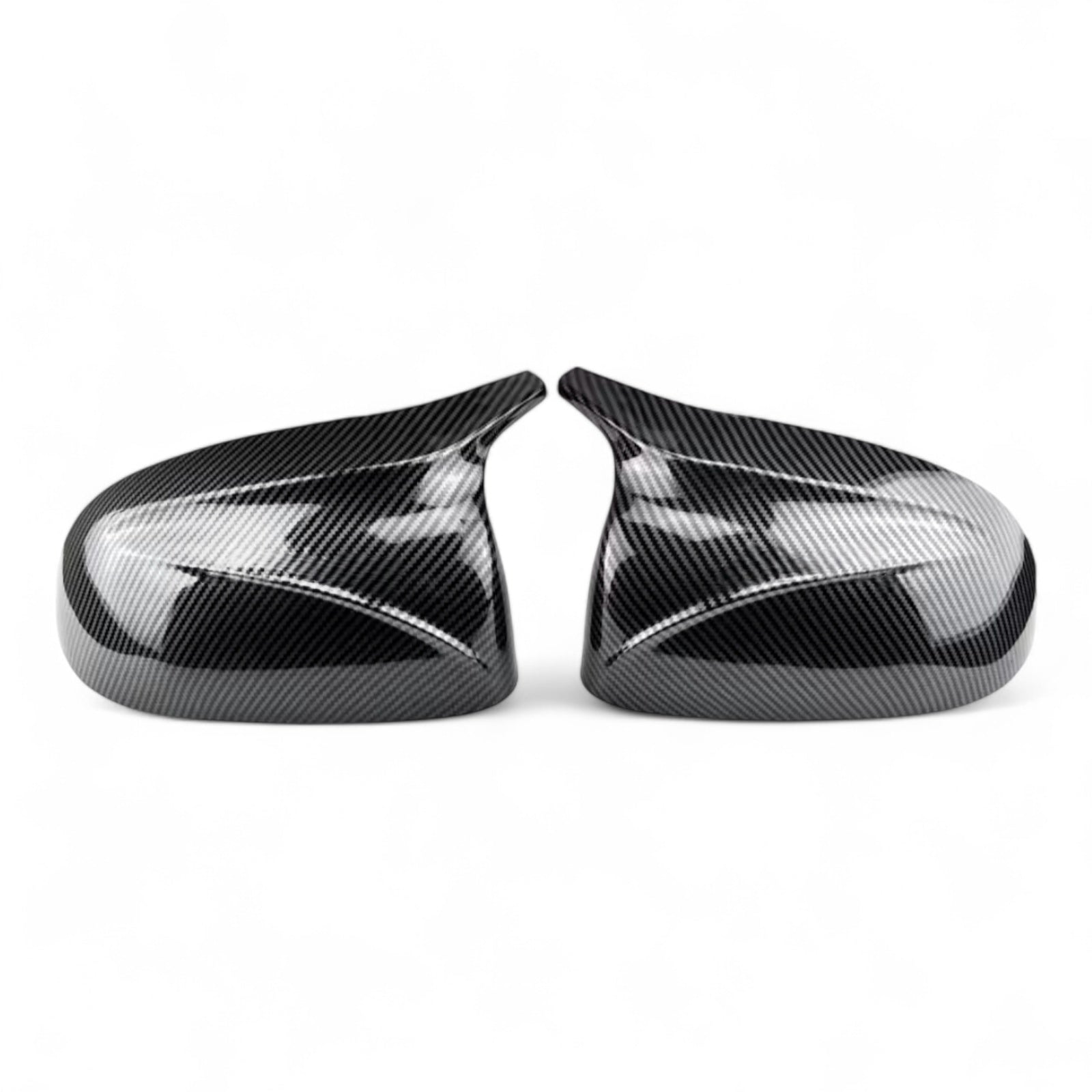 Coques rétroviseurs carbone BMW X6 F16 - vue de face - Becquet Voiture