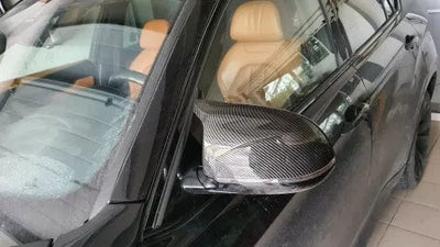 Coques rétroviseurs carbone BMW X6 F16 - vue de profil - Becquet Voiture