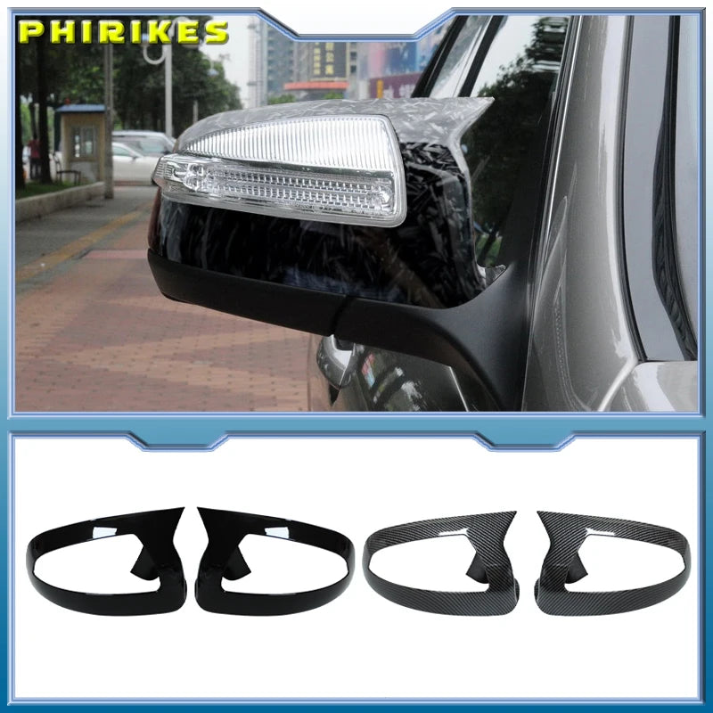 Coques Rétroviseurs Carbone Mercedes Classe C W204 ML W164 - vue de face - Becquet Voiture