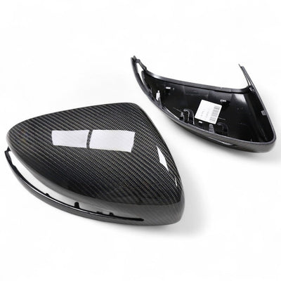 Coques rétroviseurs carbone Mercedes Classe C W205 - vue de face 2 - Becquet Voiture