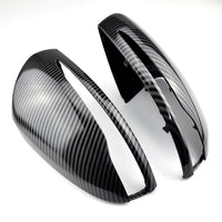Coques rétroviseurs carbone Mercedes Classe E W213 - vue de trois-quarts - Becquet Voiture