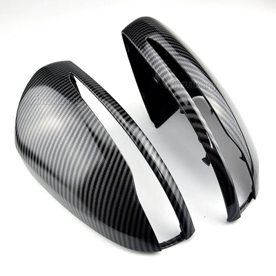 Coques rétroviseurs carbone Mercedes Classe E W213 - vue de trois-quarts - Becquet Voiture