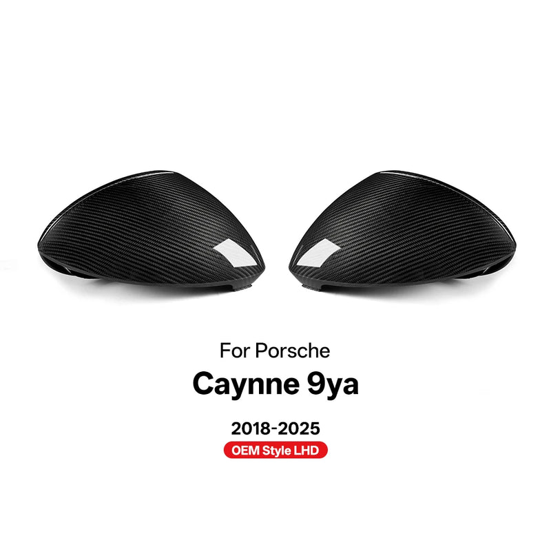 Coques Rétroviseurs Carbone Porsche Cayenne 9YA 2018-2025 - détail du montage - Becquet Voiture