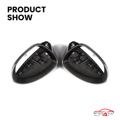 Coques Rétroviseurs Carbone Porsche Cayenne 9YA 2018-2025 - packshot studio - Becquet Voiture