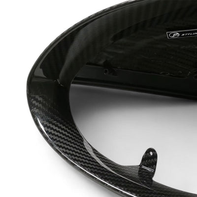Coques Rétroviseurs Carbone Porsche Panamera II 2017-2023 - vue rapprochée - Becquet Voiture