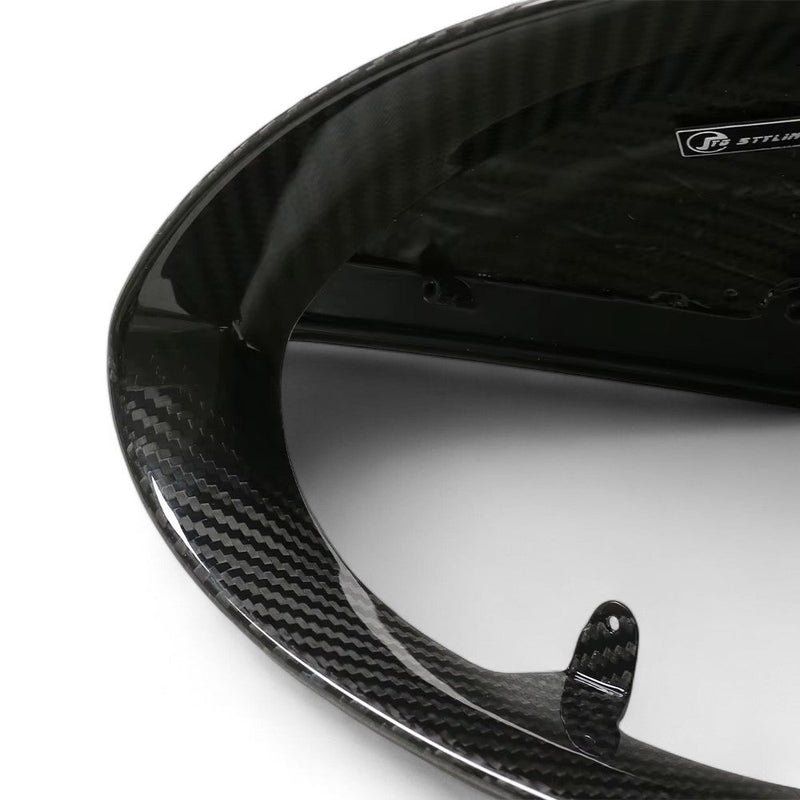 Coques Rétroviseurs Carbone Porsche Panamera II 2017-2023 - vue rapprochée - Becquet Voiture