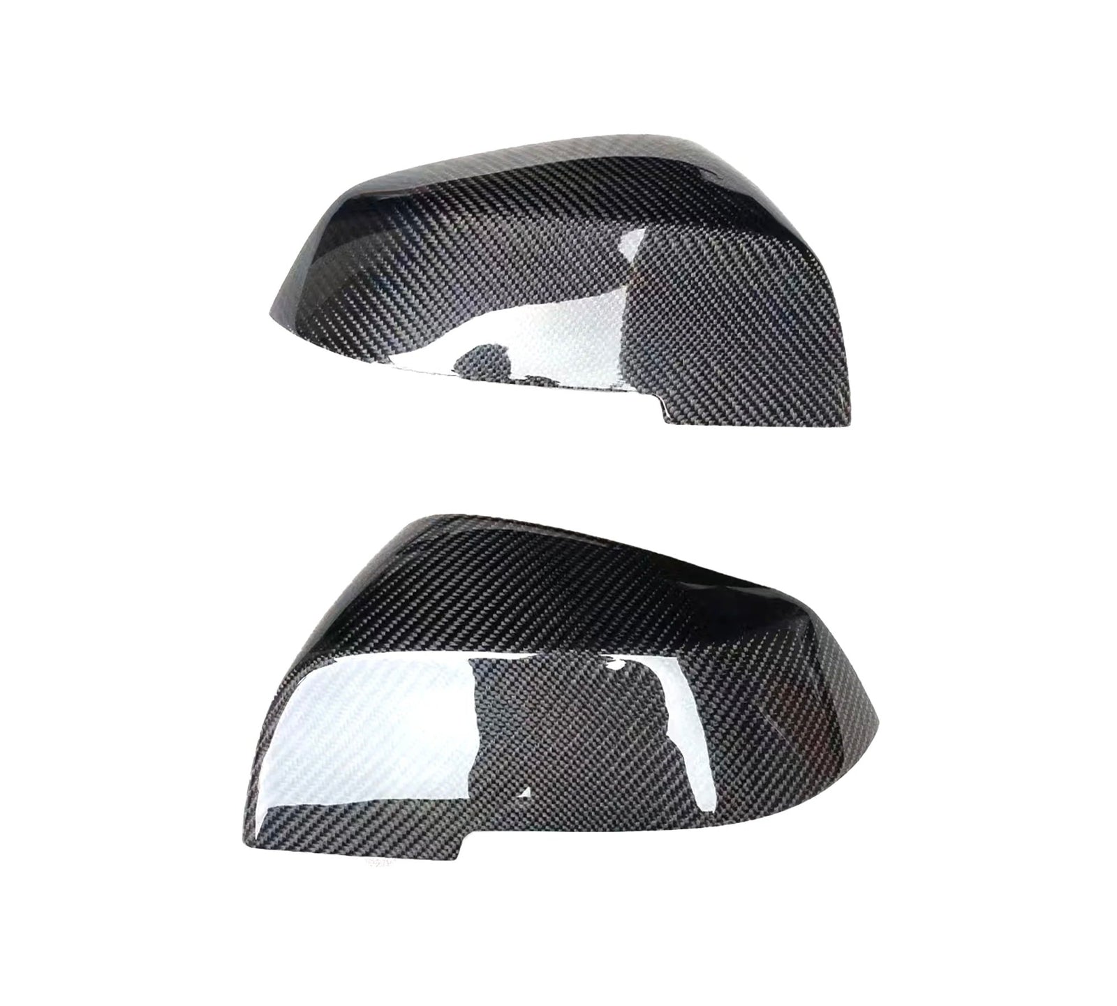 Coques Rétroviseurs Carbone Sèche BMW M2 F87 - vue de face - Becquet Voiture