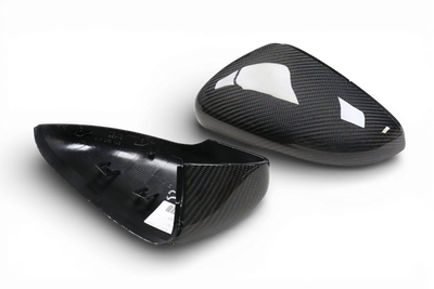 Coques rétroviseurs carbone VW Golf 6 - vue de face 2 - Becquet Voiture