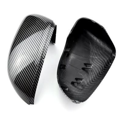Coques rétroviseurs carbone VW Golf 6 - vue de trois-quarts - Becquet Voiture
