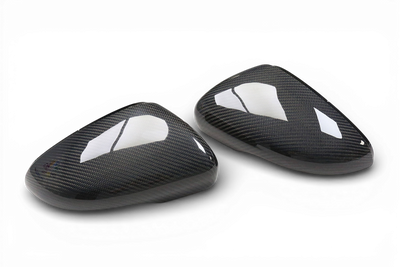Coques rétroviseurs carbone VW Golf 6 - vue rapprochée - Becquet Voiture