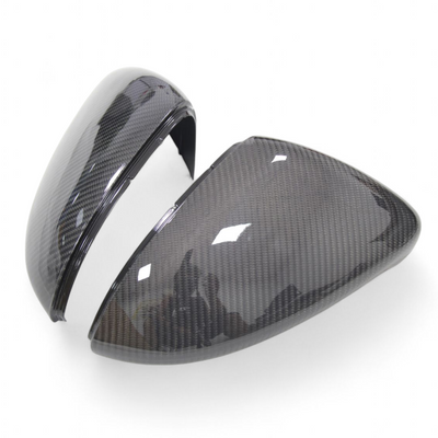 Coques rétroviseurs carbone VW Golf 7 - vue arrière - Becquet Voiture