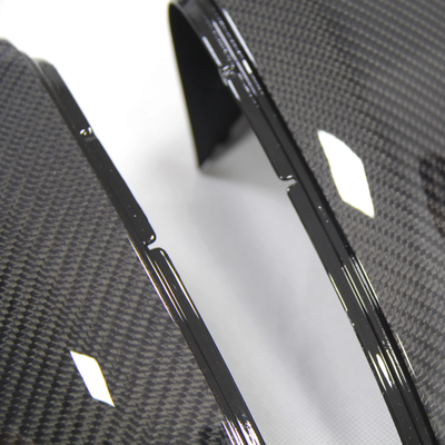 Coques rétroviseurs carbone VW Golf 7 - vue de dessus - Becquet Voiture