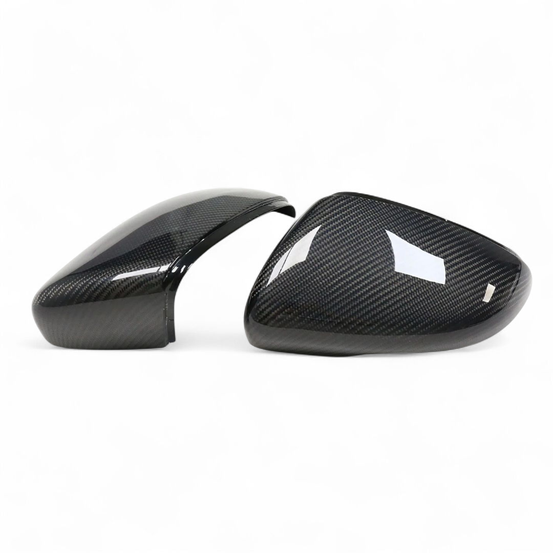 Coques rétroviseurs carbone VW Golf 7 - vue de face - Becquet Voiture