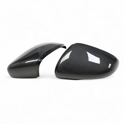 Coques rétroviseurs carbone VW Golf 7 - vue de face - Becquet Voiture