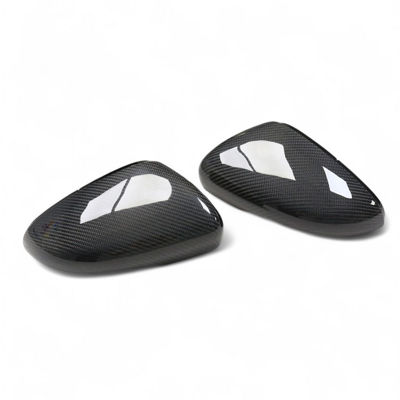 Coques rétroviseurs carbone VW Golf 7 - vue de trois-quarts - Becquet Voiture