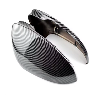 Coques rétroviseurs carbone VW Golf 8 - détail du montage - Becquet Voiture