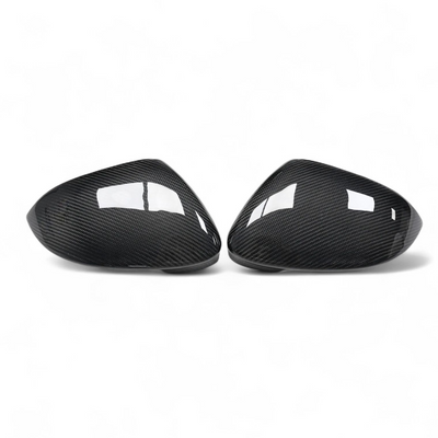 Coques rétroviseurs carbone VW Golf 8 - vue de dessus - Becquet Voiture