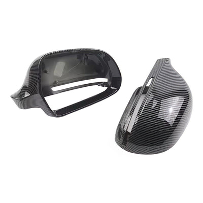 Coques Rétroviseurs Fibre Carbone Audi A3 S3 RS3 8P - vue de face - Becquet Voiture