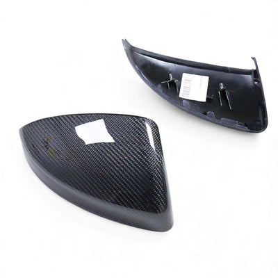 Coques Rétroviseurs Fibre Carbone Audi A3 S3 RS3 8Y 2020-2025 - vue de dessus - Becquet Voiture