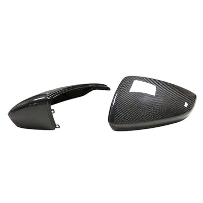Coques Rétroviseurs Fibre Carbone Audi A3 S3 RS3 8Y 2020-2025 - vue de face 2 - Becquet Voiture