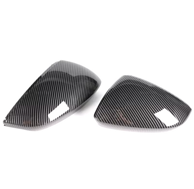 Coques Rétroviseurs Fibre Carbone Audi A3 S3 RS3 8Y 2020-2025 - vue de face - Becquet Voiture