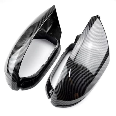 Coques Rétroviseurs Fibre Carbone Audi A7 S7 RS7 C7 - vue de trois-quarts - Becquet Voiture