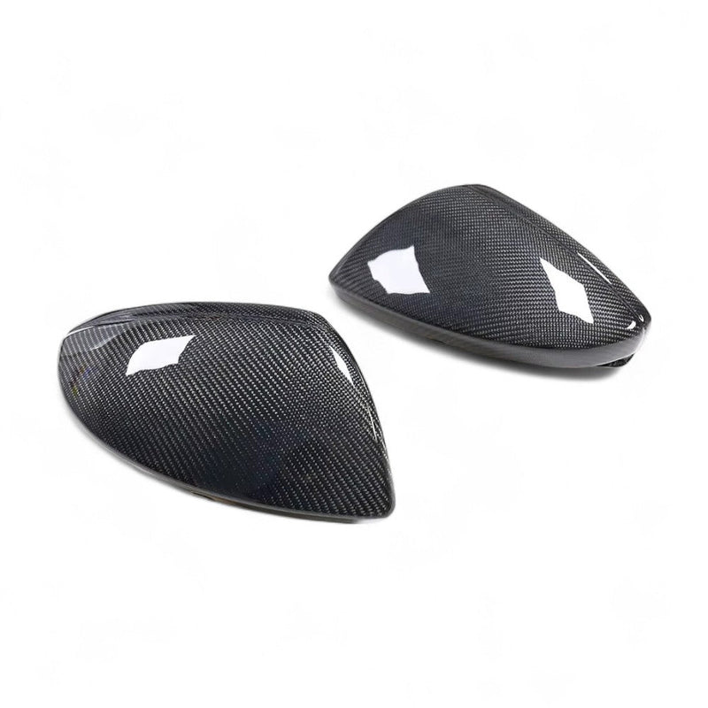 Coques rétroviseurs fibre carbone Audi A7 S7 RS7 C8 2018-2025 - vue arrière - Becquet Voiture