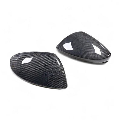 Coques rétroviseurs fibre carbone Audi A8 S8 D5 2018-2025 - vue arrière - Becquet Voiture