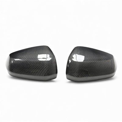 Coques rétroviseurs fibre carbone Audi Q2 SQ2 2019-2025 - packshot studio - Becquet Voiture