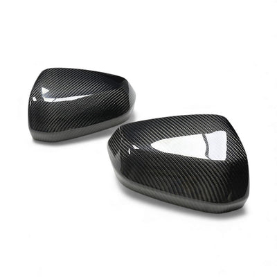 Coques rétroviseurs fibre carbone Audi Q2 SQ2 2019-2025 - vue rapprochée - Becquet Voiture