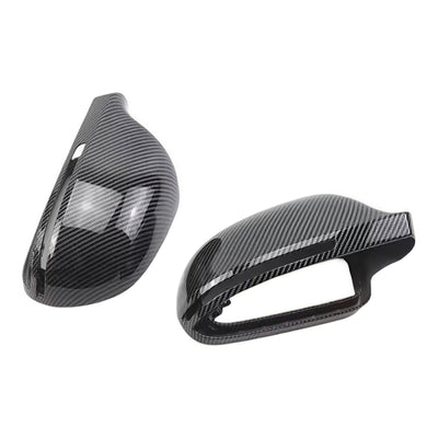 Coques Rétroviseurs Fibre Carbone Audi Q3 I 2011 2015 Noir - vue de trois-quarts - Becquet Voiture