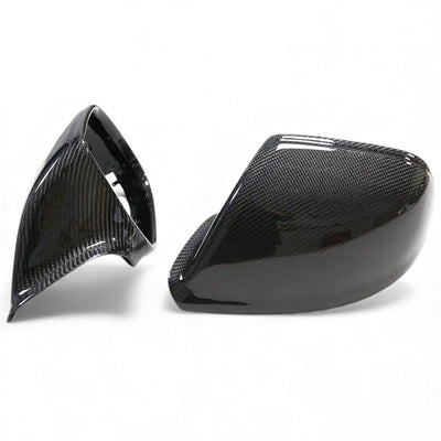 Coques rétroviseurs fibre carbone Audi Q5 SQ5 2009-2015 - vue rapprochée - Becquet Voiture