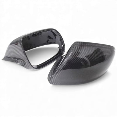 Coques rétroviseurs fibre carbone Audi Q7 2010-2015 - vue de dessus - Becquet Voiture