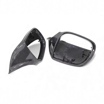 Coques rétroviseurs fibre carbone Audi Q7 2010-2015 - vue de face 2 - Becquet Voiture