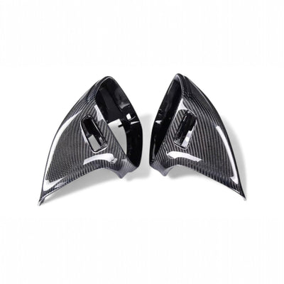 Coques rétroviseurs fibre carbone Audi Q7 2010-2015 - vue de profil 2 - Becquet Voiture