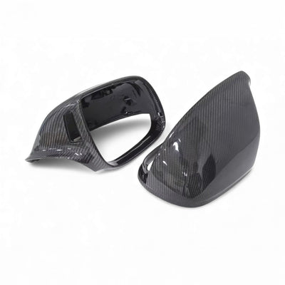 Coques rétroviseurs fibre carbone Audi Q7 2010-2015 - vue rapprochée - Becquet Voiture