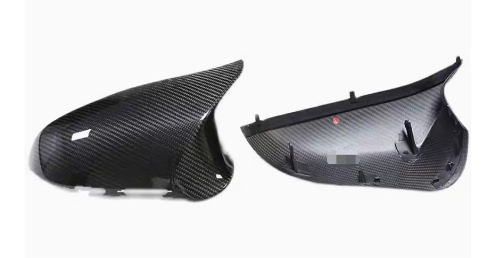 Coques Rétroviseurs Fibre Carbone BMW F80 F82 F83 - vue de face - Becquet Voiture