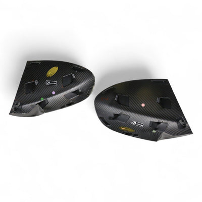 Coques rétroviseurs fibre carbone BMW M3 E90 E92 2006-2012 - installé sur véhicule - Becquet Voiture
