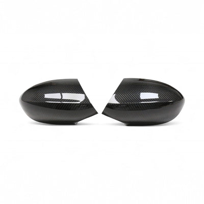 Coques rétroviseurs fibre carbone BMW M3 E90 E92 2006-2012 - vue de face - Becquet Voiture