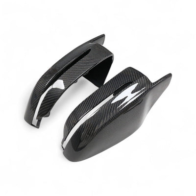 Coques Rétroviseurs Fibre Carbone BMW M3 G80 2020-2025 - vue de trois-quarts - Becquet Voiture