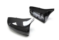 Carbon-Außenspiegelkappen BMW M5 F90 M8 - Vorderansicht - Becquet Voiture