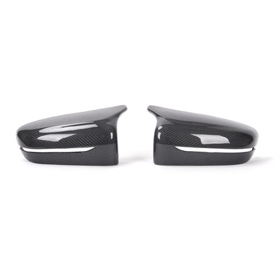 Coques Rétroviseurs Fibre Carbone BMW M8 Competition F91 - vue de face - Becquet Voiture