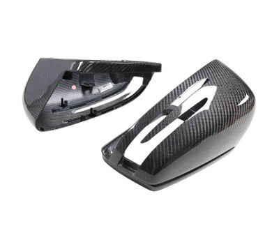 Coques Rétroviseurs Fibre Carbone Mercedes CLA C117 AMG - vue de dessus 2 - Becquet Voiture