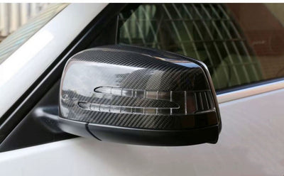 Coques Rétroviseurs Fibre Carbone Mercedes Classe A W176 - détail du montage 2 - Becquet Voiture