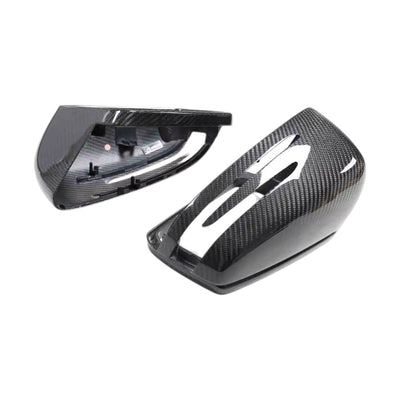 Coques Rétroviseurs Fibre Carbone Mercedes Classe A W176 - vue de profil 2 - Becquet Voiture