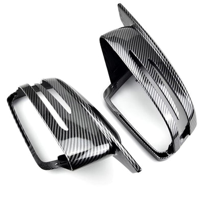 Coques Rétroviseurs Fibre Carbone Mercedes Classe A W176 - vue de trois-quarts - Becquet Voiture