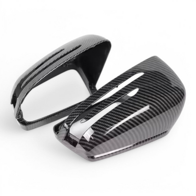 Coques rétroviseurs fibre carbone Mercedes Classe C W204 2007-2014 - vue de face 3 - Becquet Voiture